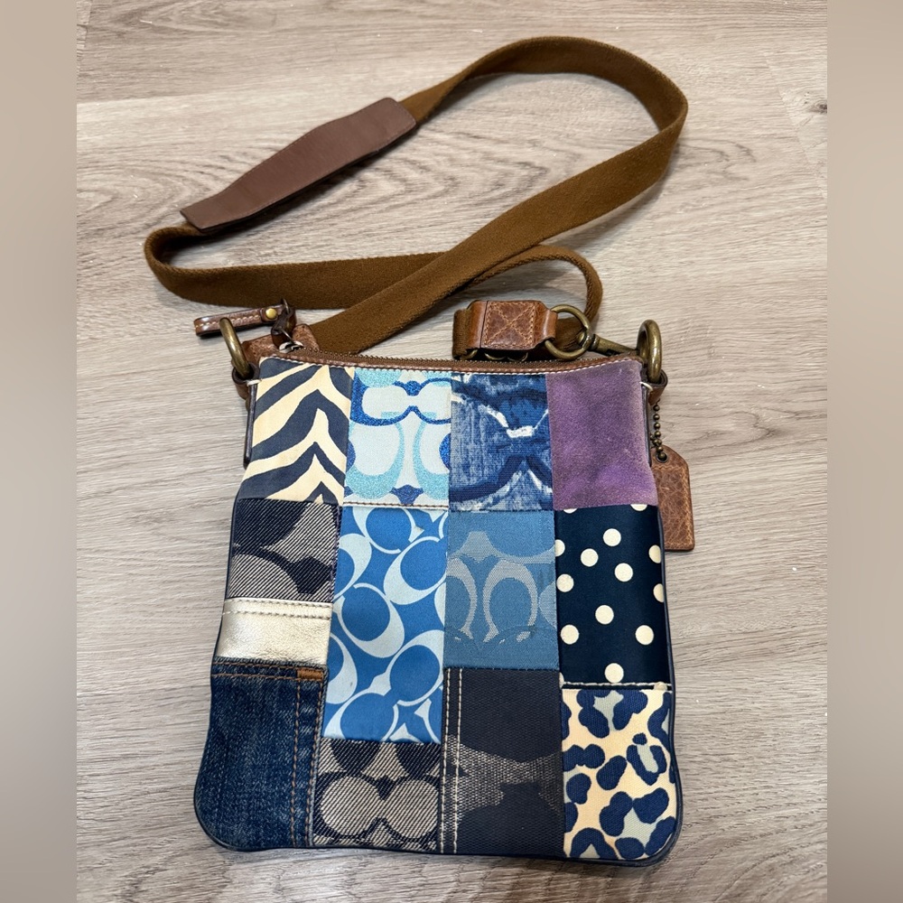 Coach Multicolor Patchwork Crossbody Bag - image 3